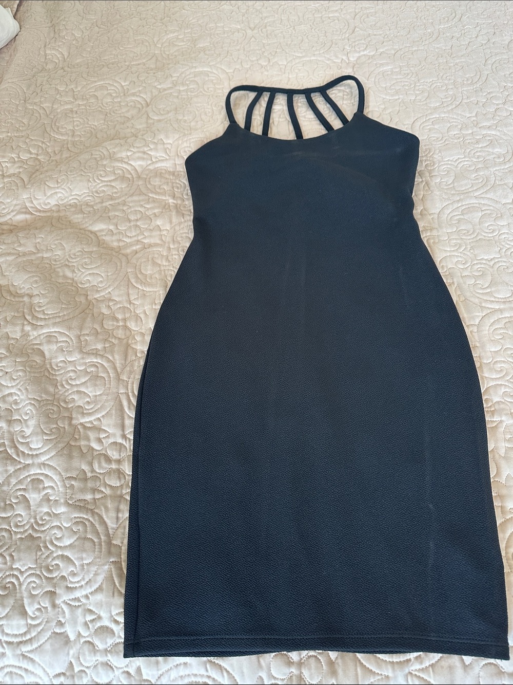 Strappy Halter Little Black Mini Dress